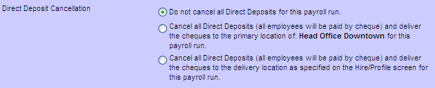 Direct Deposit Cancellation