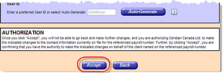 Authorization Notice.