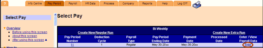 Pay Period