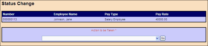 Status Change