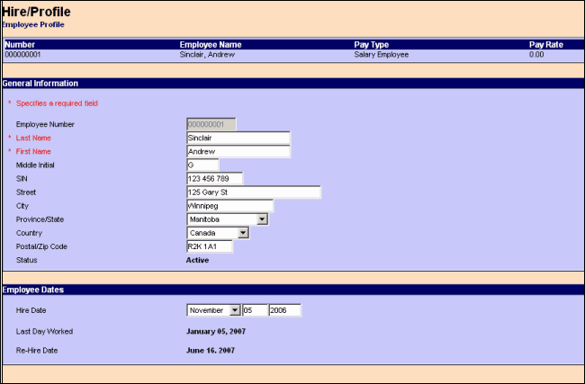 ROE Employee Profile